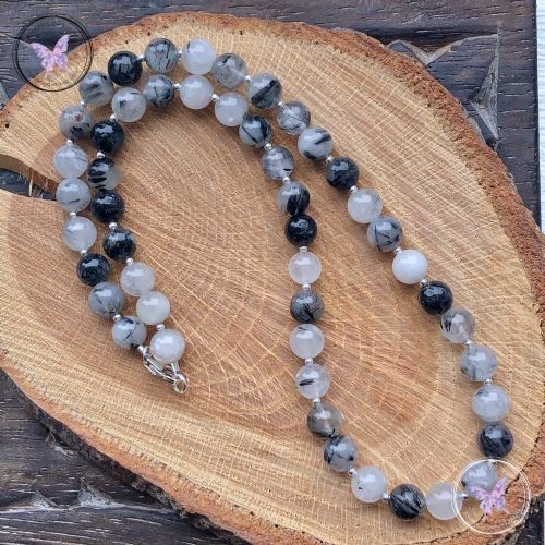 Tourmaline Quartz Bead Necklace